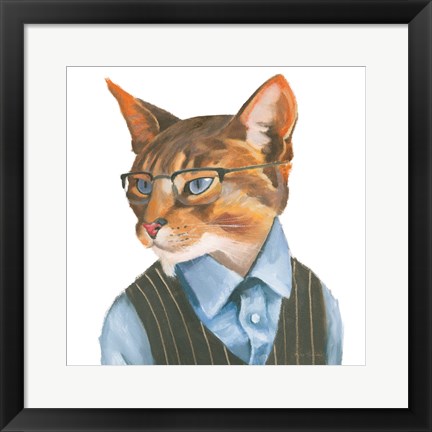 Framed Cattitude IV Print