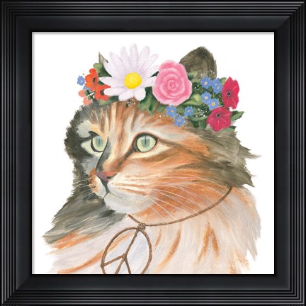 Framed Cattitude I Print