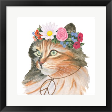 Framed Cattitude I Print