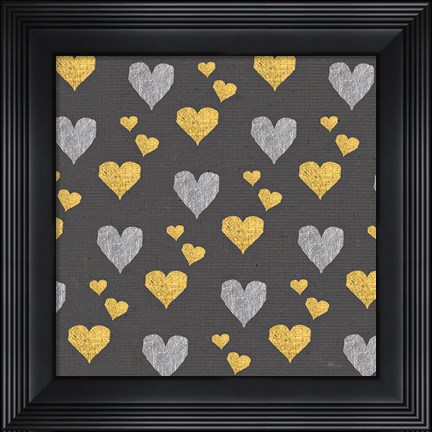 Framed Coffee Cuties Pattern I B Print