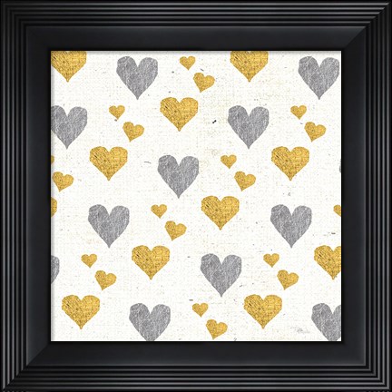 Framed Coffee Cuties Pattern I A Print