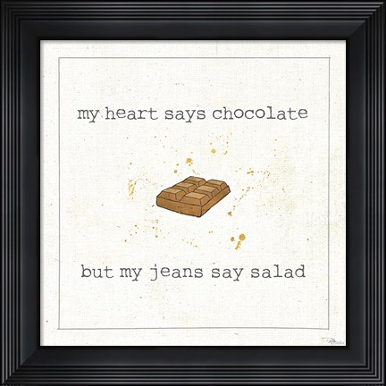 Framed Calorie Cuties IV Print