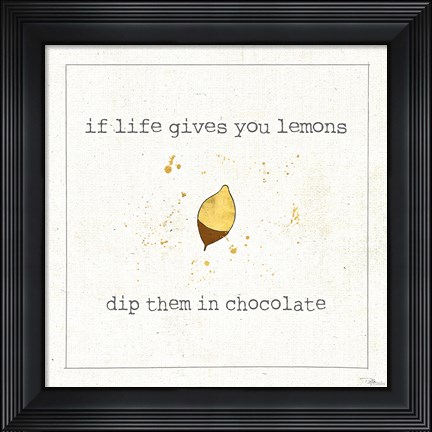 Framed Calorie Cuties III Print