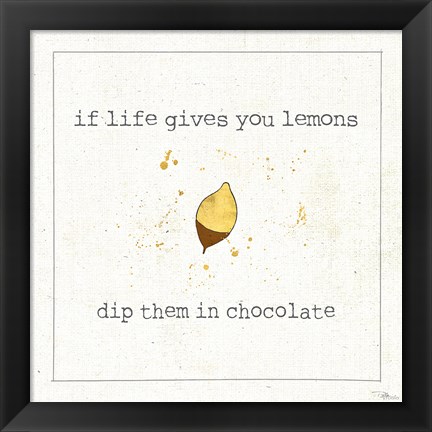 Framed Calorie Cuties III Print