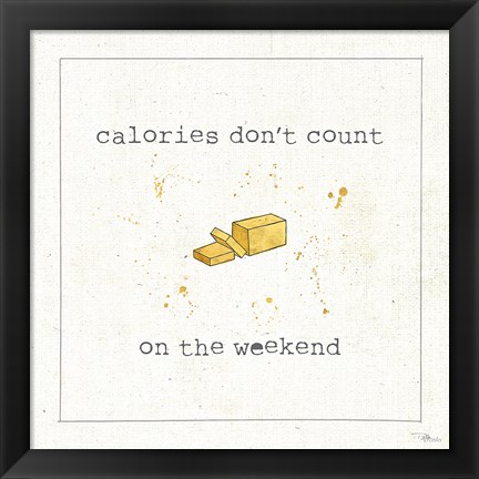 Framed Calorie Cuties I Print