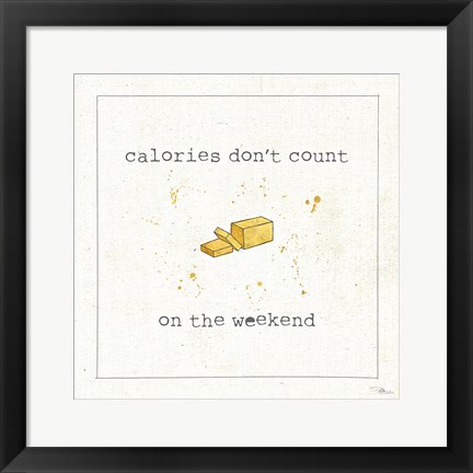 Framed Calorie Cuties I Print