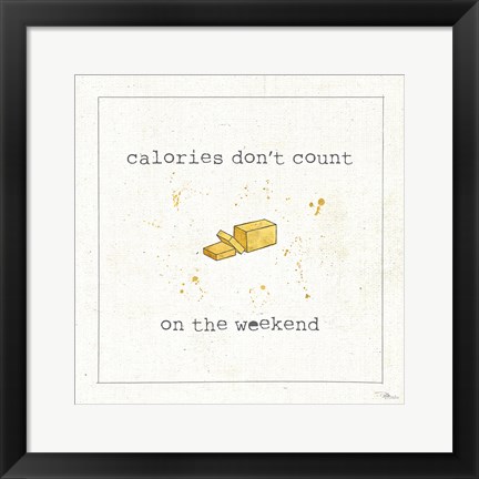 Framed Calorie Cuties I Print