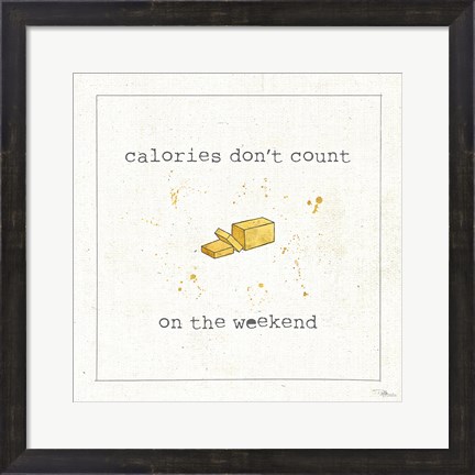 Framed Calorie Cuties I Print