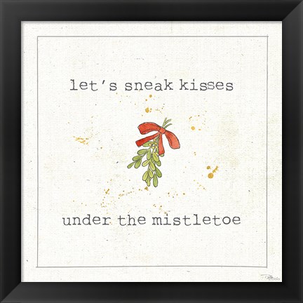Framed Christmas Cuties III Print