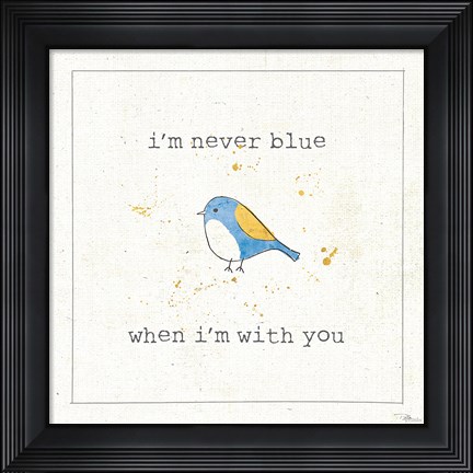 Framed Lil Tweeties III Print