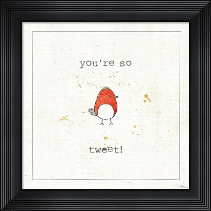 Framed Lil Tweeties I Print