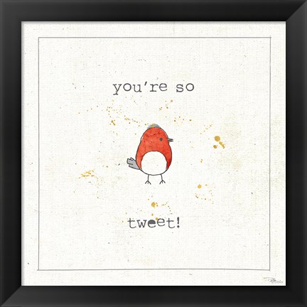 Framed Lil Tweeties I Print