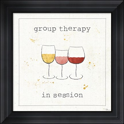 Framed Flavor Notes VI Print