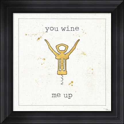 Framed Flavor Notes IX Print