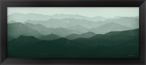 Framed Green Mountains Print