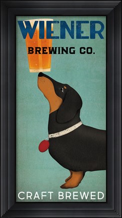 Framed Wiener Brewing Co Print