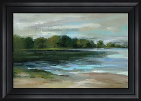 Framed Lake Afternoon Stillness Print