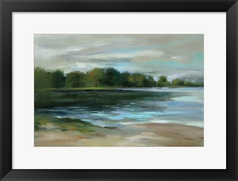 Framed Lake Afternoon Stillness Print