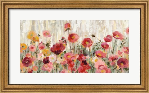 Framed Sprinkled Flowers Print