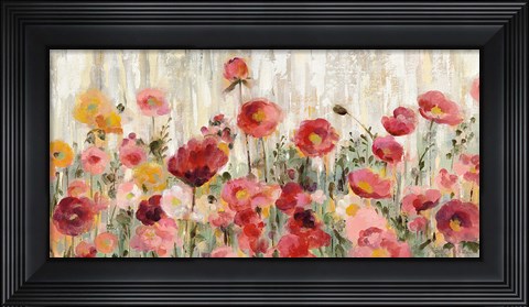 Framed Sprinkled Flowers Print
