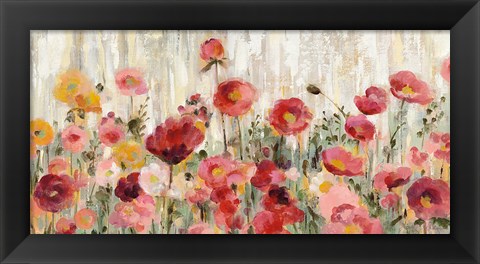 Framed Sprinkled Flowers Print