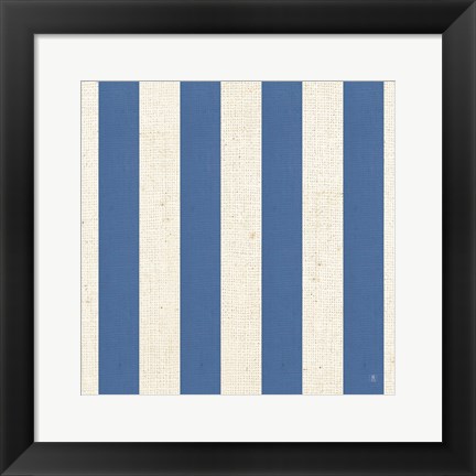 Framed Blue Sky Garden Pattern VA Print