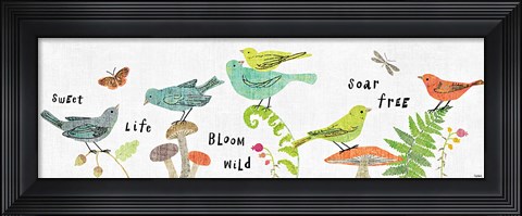 Framed Wild Wings VIII Print