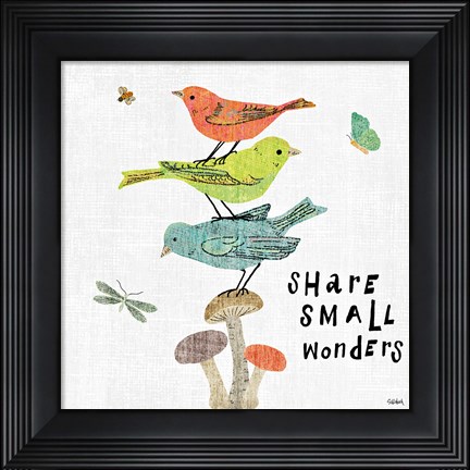 Framed Wild Wings III Print
