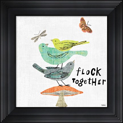 Framed Wild Wings II Print