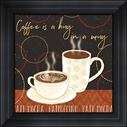 Framed Fresh Coffee III Print