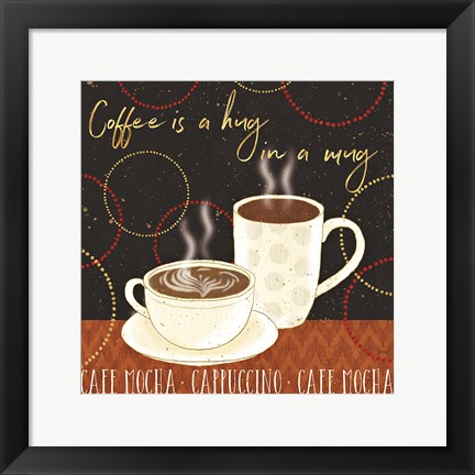 Framed Fresh Coffee III Print