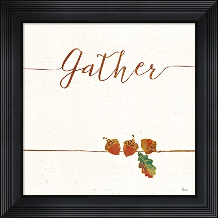 Framed Underlined Fall VI Print