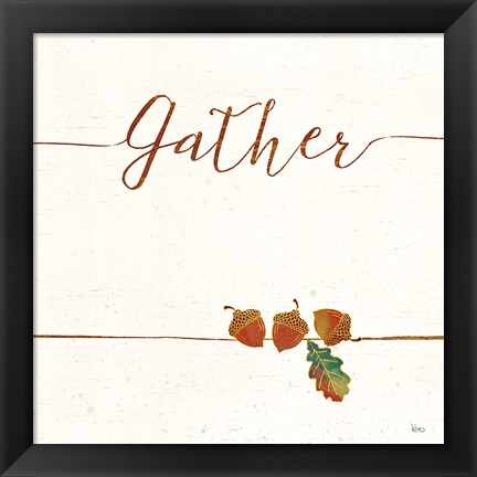 Framed Underlined Fall VI Print