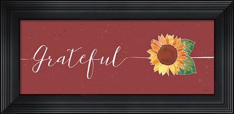 Framed Underlined Fall IV Color Print