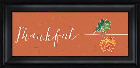 Framed Underlined Fall III Color Print