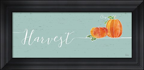 Framed Underlined Fall I Color Print