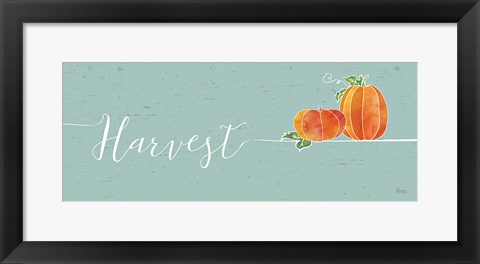 Framed Underlined Fall I Color Print