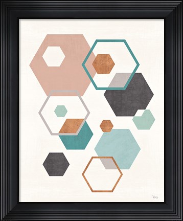 Framed Abstract Geo III Print
