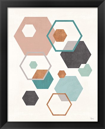 Framed Abstract Geo III Print