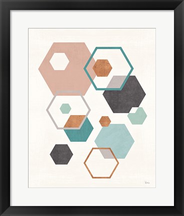 Framed Abstract Geo III Print