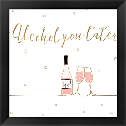 Framed Underlined Bubbly VIII Print