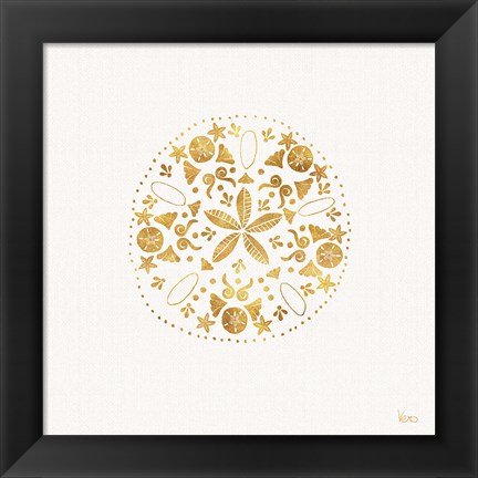 Framed Sea Charms II no Words Print