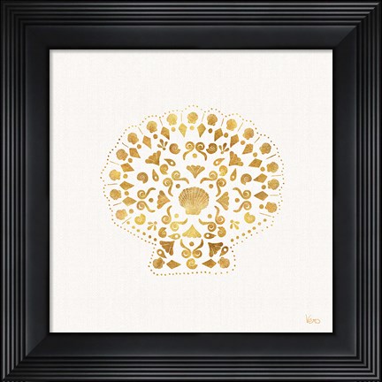 Framed Sea Charms III no Words Print