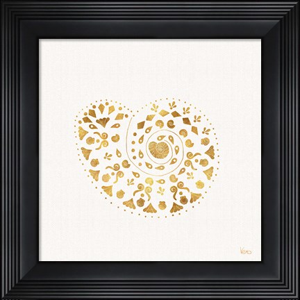 Framed Sea Charms IV no Words Print