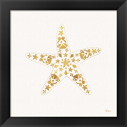 Framed Sea Charms I no Words Print