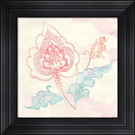 Framed Eastern Boho II Print