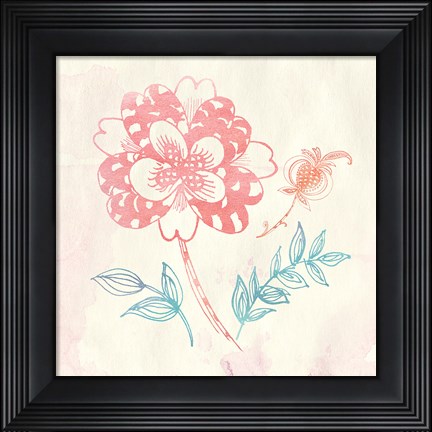 Framed Eastern Boho III Print