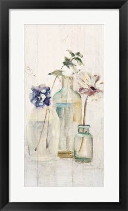 Framed Blossoms on Birch III Panel Print