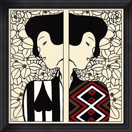 Framed Silhouette I &amp; II Print