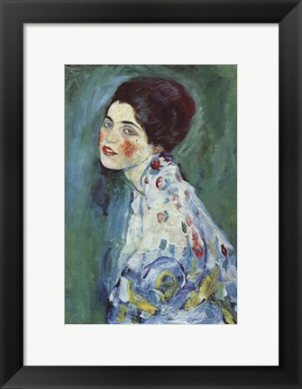 Framed Portrait of a Lady Print